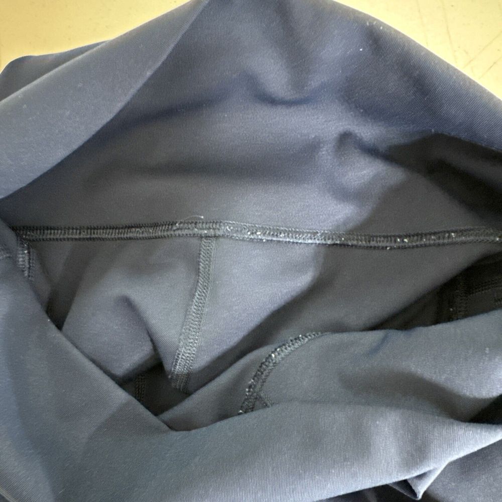 Lululemon Wunder Train High Rise Tight 24x25 Blue Leggings Crop‎ Athleisure Gym - Picture 9 of 10